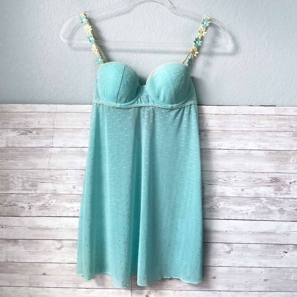 Rampage | y2k micro mesh cami chemise size Medium